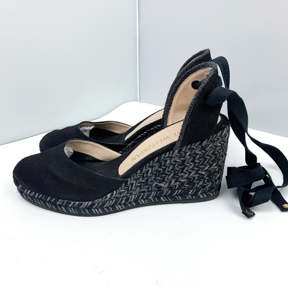 Stuart Weitzman Marguerita Wedge Espadrilles - Picture 5 of 9